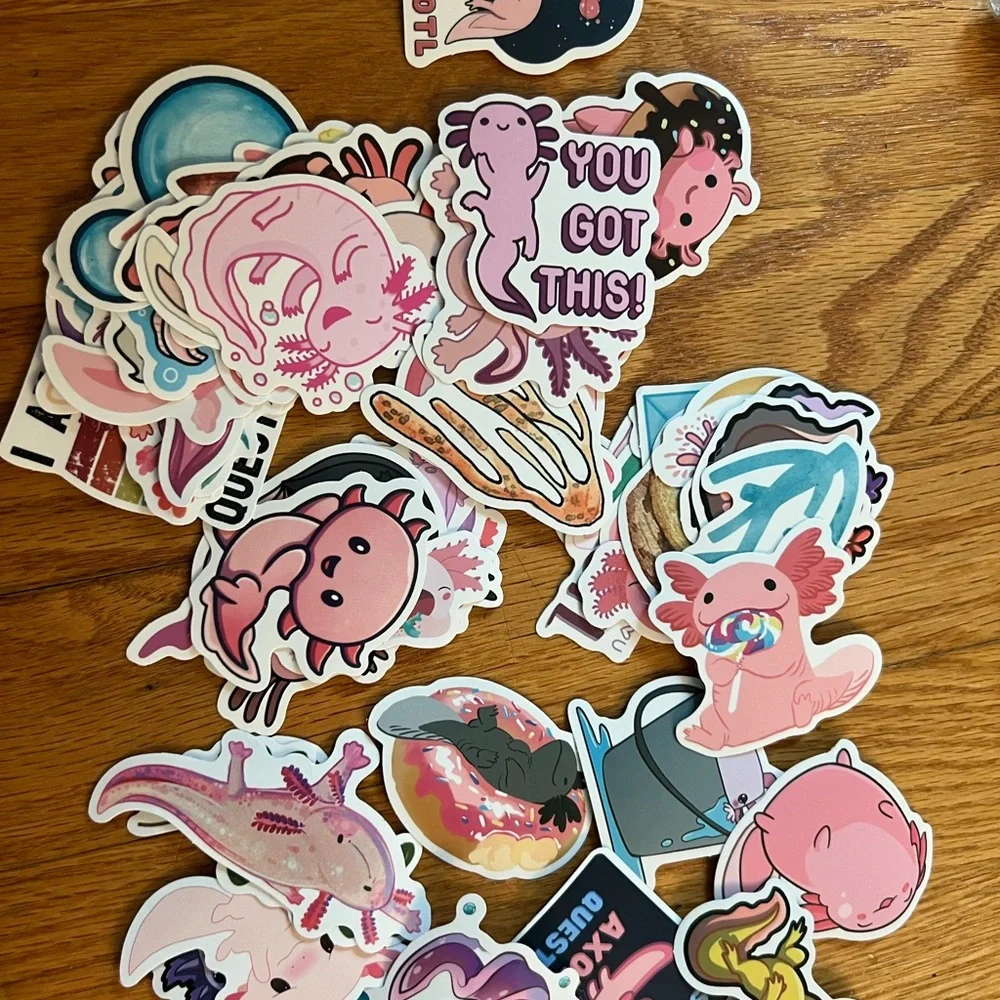Cute Axolotl Sticker Pack